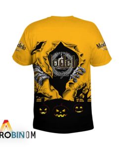 Scary Night Halloween Modelo Negra 3D All Over Printed T-Shirt
