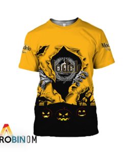 Scary Night Halloween Modelo Negra 3D All Over Printed T-Shirt