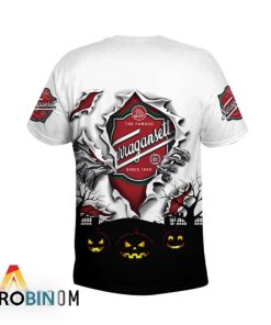 Scary Night Halloween Narragansett Beer 3D All Over Printed T-Shirt