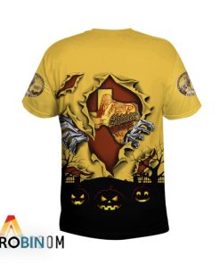 Scary Night Halloween Shiner Bock Beer 3D All Over Printed T-Shirt