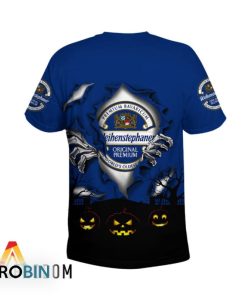 Scary Night Halloween Weihenstephaner Beer 3D All Over Printed T-Shirt