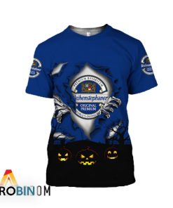 Scary Night Halloween Weihenstephaner Beer 3D All Over Printed T-Shirt Scary Night Halloween Weihenstephaner Beer 3D All Over Printed T-Shirt