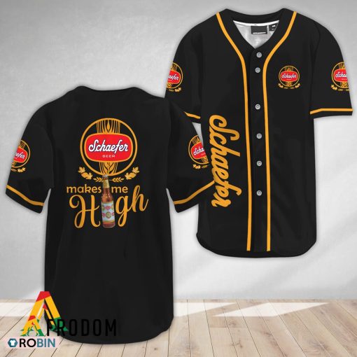 Schaefer Beer Make Me High Baseball Jersey Shirt Style
