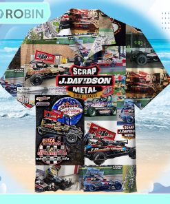 Scrap J.Davidson Metal Hawaiian Shirt HWS96