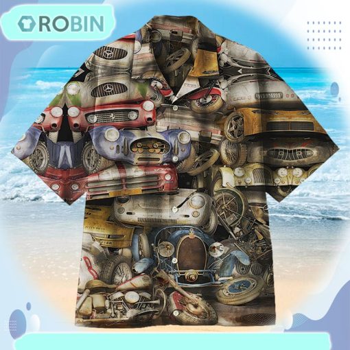 Scrapped Classic Car Universal Hawaiian Shirt