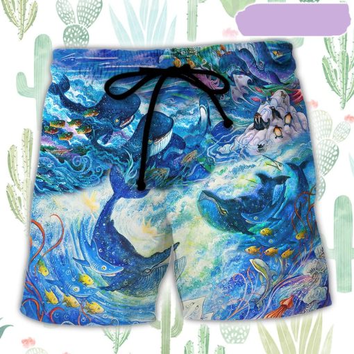 Shark Enjoy Amazing Adventure Beach Short, Gift for Holiday Summer