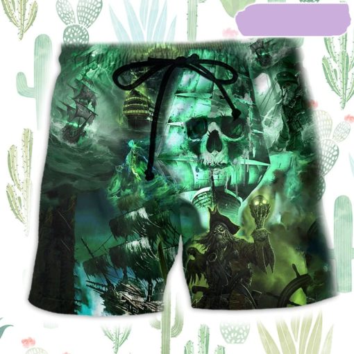 Ship Mystery Of Ghost ShipBeach Short, Gift for Holiday Summer