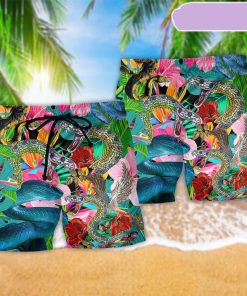 Snake Be Careful Its Season Beach Short, Gift for Holiday Summer Snake Be Careful Its Season Beach Short, Gift for Holiday Summer
