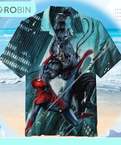 Spiderman VS Venom Universal Hawaiian Shirt Spiderman VS Venom Universal Hawaiian Shirt