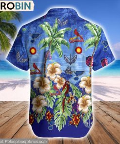 St. Louis Sport Pattern Hawaiian Shirt St. Louis Sport Pattern Hawaiian Shirt
