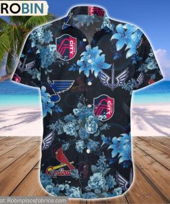 St. Louis Sport Team Logo Hawaiian Shirt