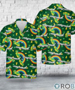 St. Patrick’s Day, Aer Lingus Retrojet St Colman Airbus A320-214 EI-DVM Hawaiian Shirt