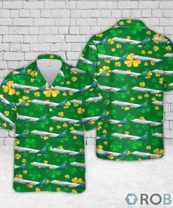 St. Patrick’s Day, Aer Lingus St Caimin Airbus A320-214 EI-DVN Hawaiian Shirt