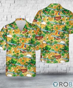 St. Patrick’s Day, Aer Lingus St Patrick Airbus A330-302 EI-ELA Hawaiian Shirt