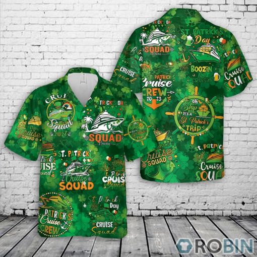 St Patrick’s Day Cruise Squad Hawaiian Shirt