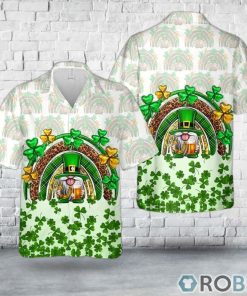St. Patrick’s Day gnome rainbow Hawaiian Shirt