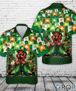St Patrick’s Day Irish Setter Shamrock Summer Hawaiian Shirt