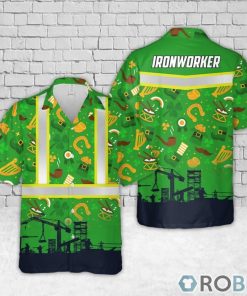 St Patrick’s Day Ironworker Summer Hawaiian Shirt
