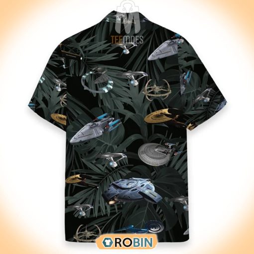 Star Trek Space Ships Hawaiian Shirt
