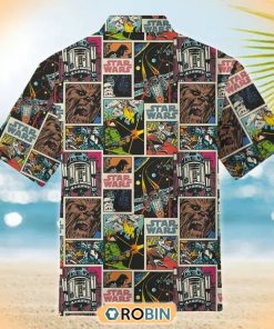 Star Wars Comic 80s Pattern Hawaiian Shirt