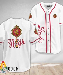 Stroh’s Brewery Make Me High Baseball Jersey Shirt Style