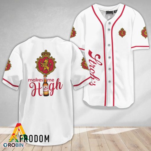 Stroh’s Brewery Make Me High Baseball Jersey Shirt Style