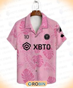 Summer Floral Messi Is The King In Inter Miami Hawaiian Shirt