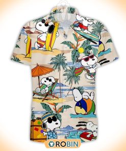 Summer Snoopy On The Beach Hawaiian Shirt Summer Snoopy On The Beach Hawaiian Shirt