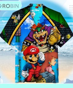 Super Mario Hawaiian Shirt 6740