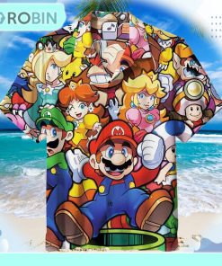 Super Mario Hawaiian Shirt HWS18