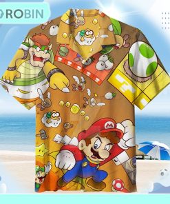 Super Mario Hawaiian Shirt HWS31