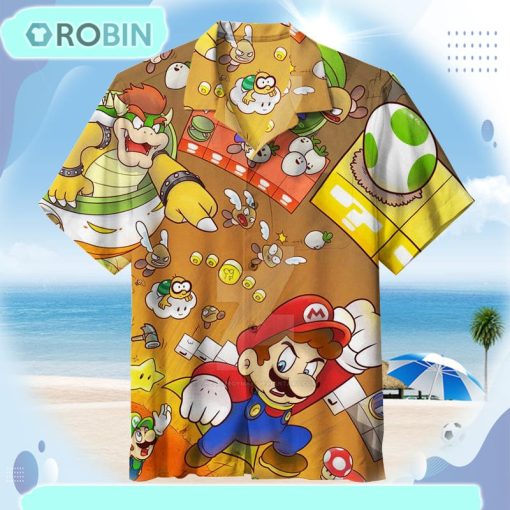 Super Mario Hawaiian Shirt HWS31