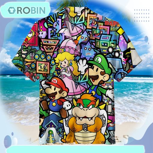 Super Mario Hawaiian Shirt HWS67