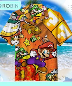 Super Mario Hawaiian Shirt HWS89
