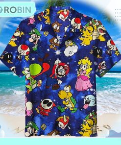 Super Mario Unisex Hawaiian Shirt