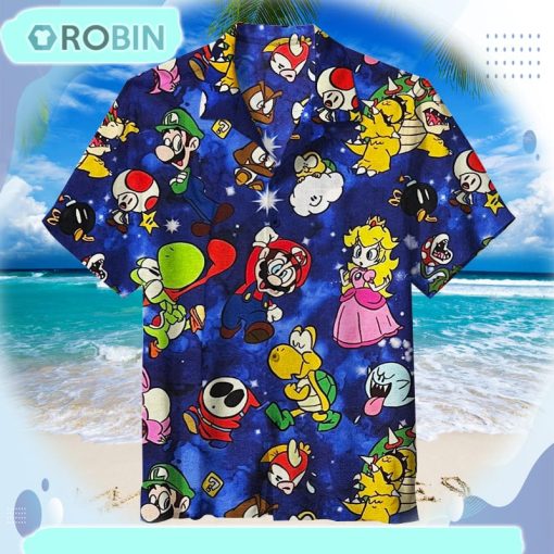 Super Mario Unisex Hawaiian Shirt