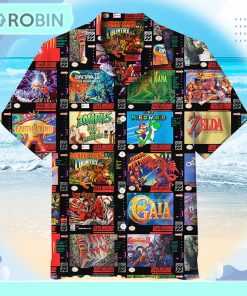 Super Nintendo Entertainment System Universal Hawaiian Shirt