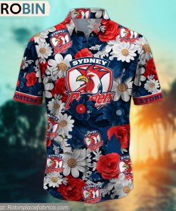 Sydney Roosters Hawaiian Shirt NRL Teams