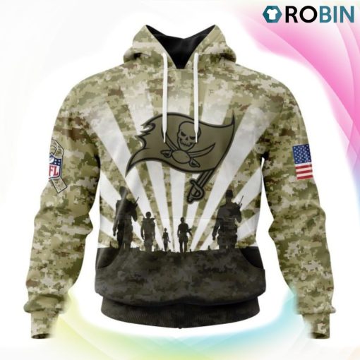Tampa Bay Buccaneers NFL Salute To Service 3D Hoodie, Buccaneers Shirt