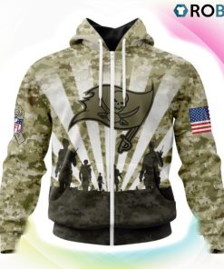 Tampa Bay Buccaneers NFL Salute To Service 3D Hoodie, Buccaneers Shirt