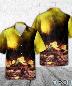 Tank destroyers St patrick’s Day Hawaiian Shirt