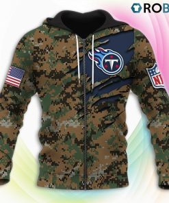 Tennessee Titans NFL Honor US Marine Veterans 3D Hoodie, Tennessee Titans Gear Tennessee Titans NFL Honor US Marine Veterans 3D Hoodie, Tennessee Titans Gear