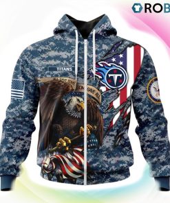 Tennessee Titans NFL Honor US Navy Veterans 3D Hoodie, Tennessee Titans Team Gifts