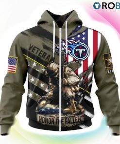 Tennessee Titans NFL Honor Veterans And Their Families 3D Hoodie, Tennessee Titans Merch