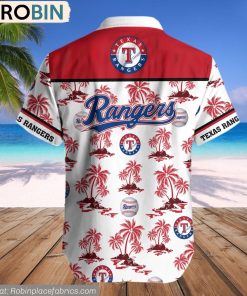 Texas Rangers Palm Island Pattern MLB Hawaiian Shirt Texas Rangers Palm Island Pattern MLB Hawaiian Shirt