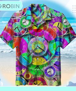 The Art of Clock and Hypnosis Unisex Hawaiian Shirt
