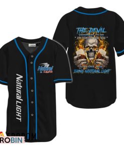The Devil Whispered To Me Bring Natural Light Baseball Jersey Shirt Style