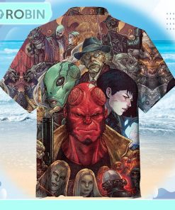The HellboyUniversal Hawaiian Shirt The HellboyUniversal Hawaiian Shirt