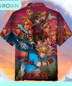 The Legend of Zelda Unisex Hawaiian Shirt The Legend of Zelda Unisex Hawaiian Shirt