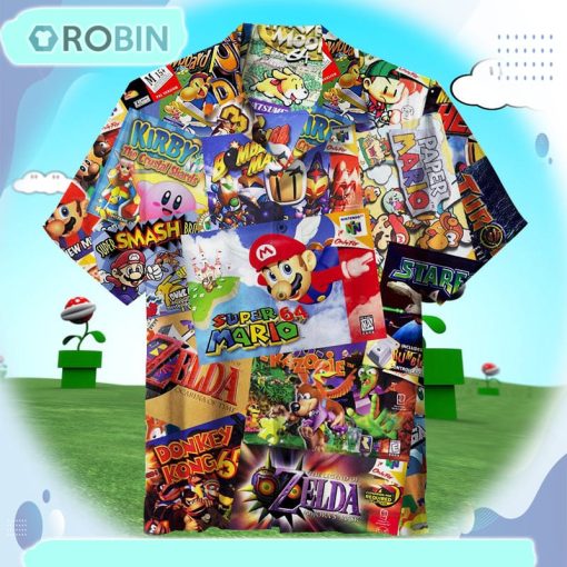 The Nintendo 64 is now 26 Years Old Unisex Hawaiian Shirt